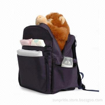 Backpack Diaper/Laptop Bag, Measures 30x38x18cm, Made of Microfiber